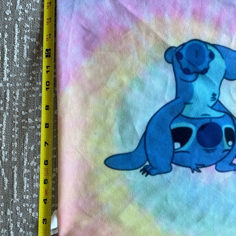 Blue Stitch Tie-Dye Graphic Tee